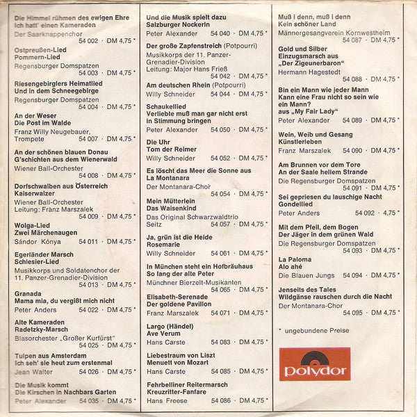 Günter-Kallmann - Chor Schneewalzer 15975 Vinyl Singles Vinyl Goed / Hoes Goed