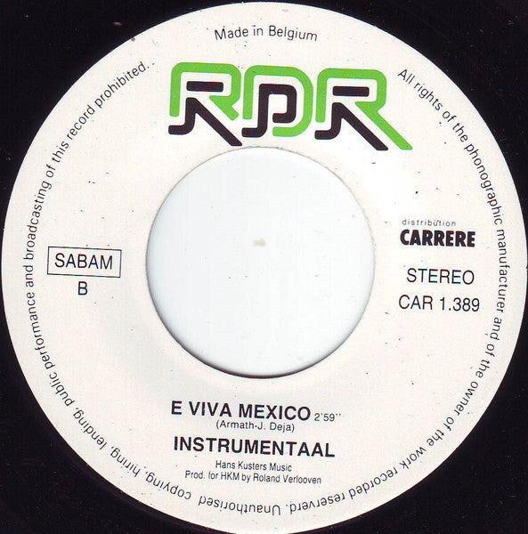 Walter Capiau & The Oranje Devils – E Viva Mexico 29936