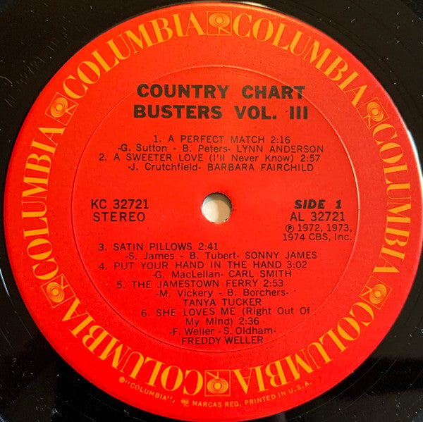 Various – Country Chart Busters Vol. III (LP) 43072