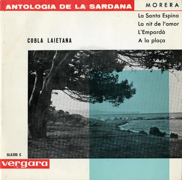 Cobla Laietana / Morera - Antología De La Sardana - Morera 29614 Vinyl Singles EP Vinyl Goed / Hoes Goed