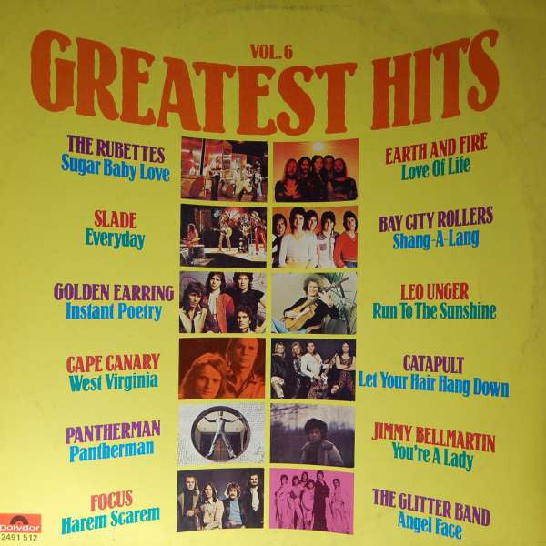 Various - Greatest Hits Vol. 6 (LP) 52043 Vinyl LP Vinyl Goed / Hoes Goed