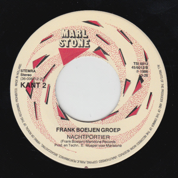 Frank Boeijen Groep - Geef Niet Op 34352 Vinyl Singles Vinyl Zeer Goed / Hoesje Goed "VINYLSINGLES.NL"