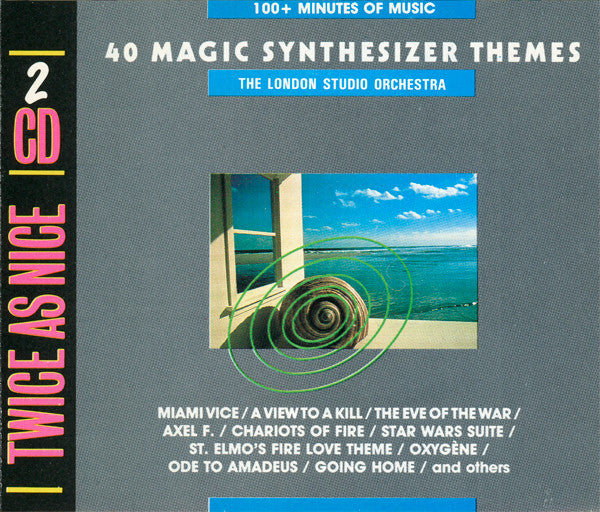 Studio London Orchestra - 40 Magic Synthesizer Themes (CD) Compact Disc Vinyl Goed / Hoes Goed