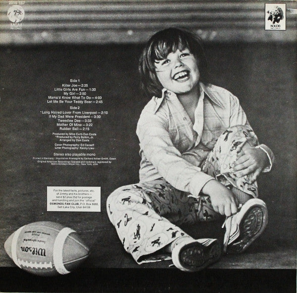 Little Jimmy Osmond - Killer Joe (LP) 49906 Vinyl LP Vinyl Goed / Hoes Goed
