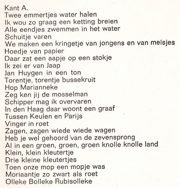 Groot Kinderkoor - Zing Mee (47 Zing- En Speelliedjes) (LP) 49536