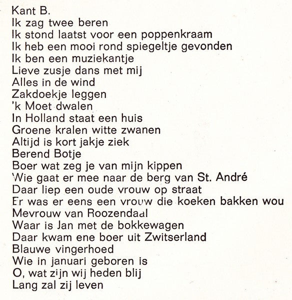 Groot Kinderkoor - Zing Mee (47 Zing- En Speelliedjes) (LP) 51660 Vinyl LP Vinyl Zeer Goed / Hoesje Goed "VINYLSINGLES.NL"