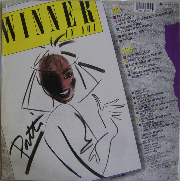 Patti LaBelle - Winner In You (LP) 48600 Vinyl LP Vinyl Goed / Hoes Goed