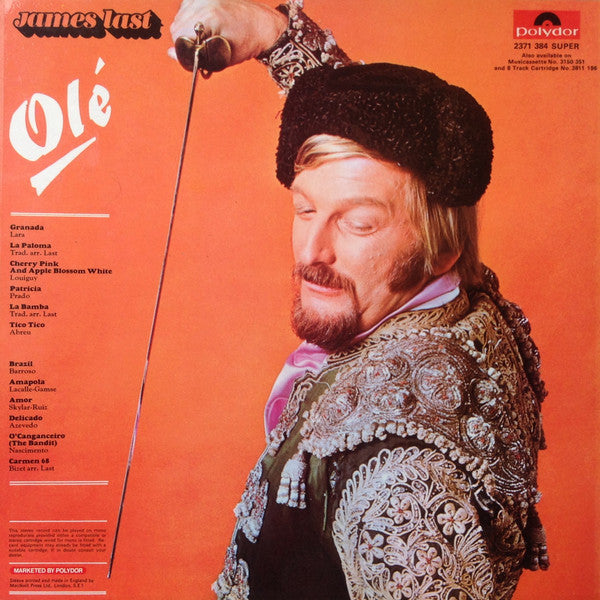 James Last - Olé (LP) 41137 Vinyl LP Vinyl Goed / Hoes Goed