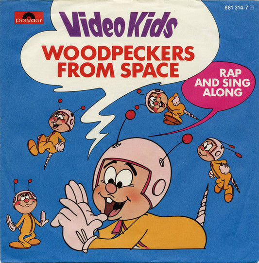 Video Kids - Woodpeckers From Space 39395 Vinyl Singles Vinyl Goed / Hoes Goed