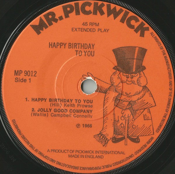 Various - Happy Birthday To You 16908 Vinyl Singles Vinyl Goed / Hoes Goed