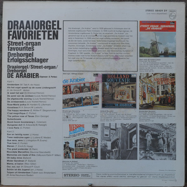 Barrel Organ The Arab - Barrel Organ Favorites (LP) 41462
