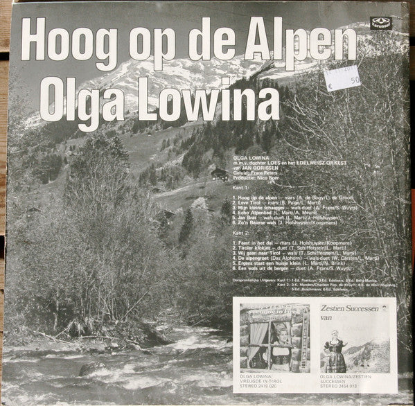 Olga Lowina - Hoog Op De Alpen (LP) 50425 Vinyl LP Vinyl Goed / Hoes Goed