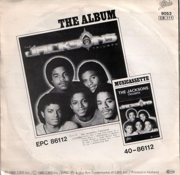 Jacksons - Lovely One 35327 Vinyl Singles Vinyl Goed / Hoes Goed
