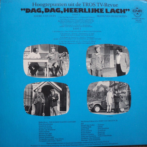 André van Duin en Frans van Dusschoten - Dag, Dag, Heerlijke Lach (LP) (B) Vinyl LP Vinyl Goed / Hoes Redelijk