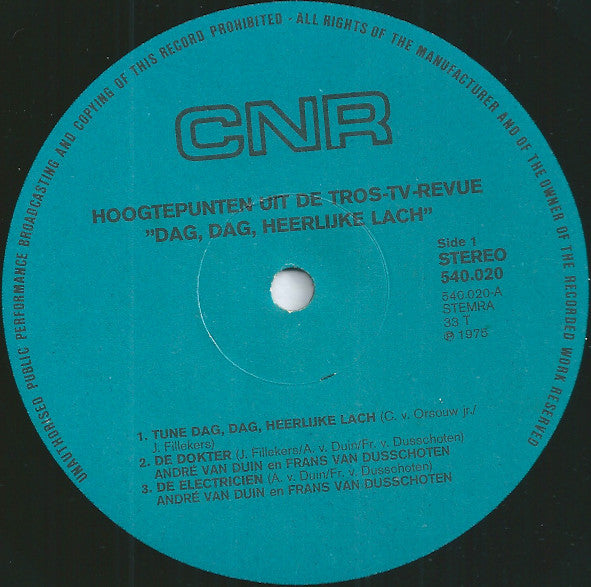André van Duin und Frans van Dusschoten – Goodbye, Goodbye, Lovely Laugh (LP) (B)