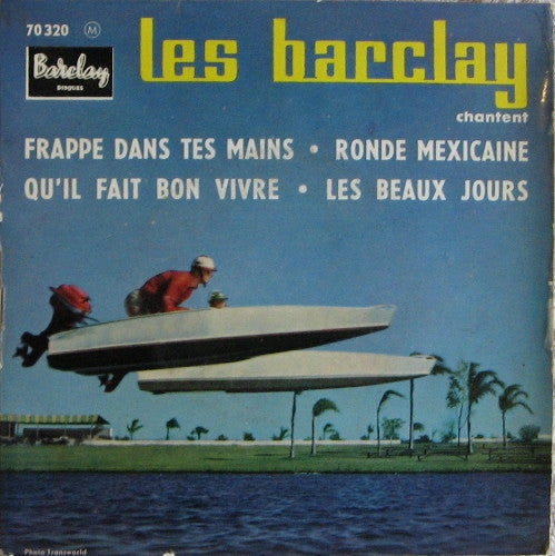 Les Barclay - Frappe Dans Tes Mains 30990 Vinyl Singles EP Vinyl Goed / Hoes Goed