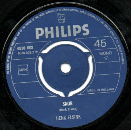 Henk Elsink - Uit Is Een Campagne Die Klinkt 39277 Vinyl Singles Vinyl Goed / Hoes Generic