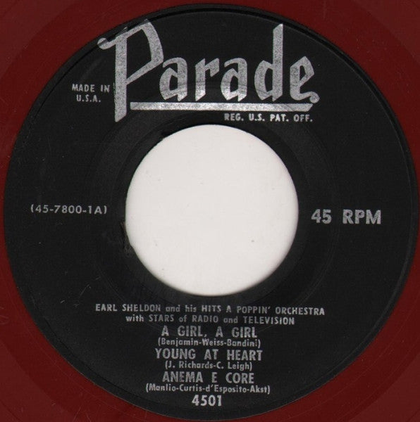 Earl Sheldon And His Hits A 'Poppin' Orchestra - Parade Of Hits A 'Poppin', Vol.1 Vinyl Singles Vinyl Zeer Goed / Hoesje Goed "VINYLSINGLES.NL"