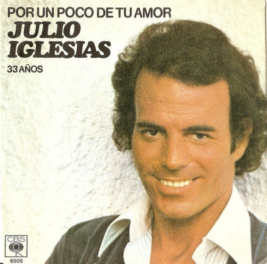 Julio Iglesias - Por Un Poco De Tu Amor 37611 Vinyl Singles Vinyl Goed / Hoes Goed