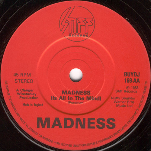 Madness - Tomorrow's (Just Another Day) 33874 Vinyl Singles Vinyl Goed / Hoes Generic