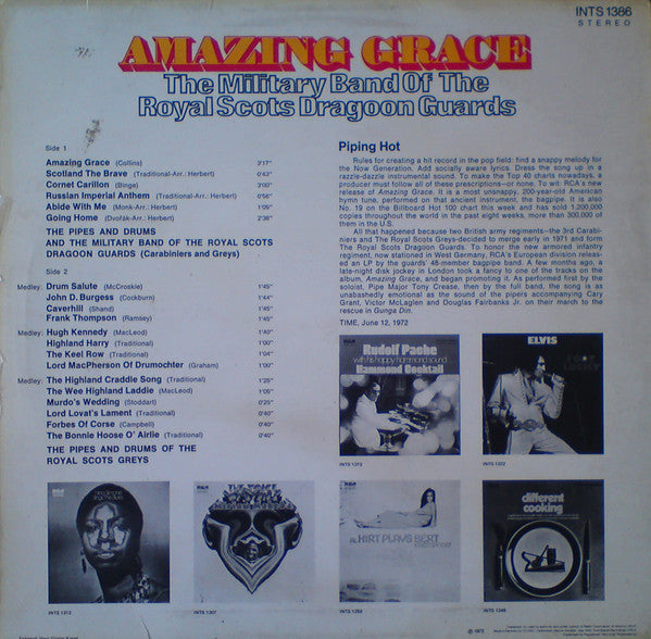 Military Band Of The Royal Scots Dragoon Guards - Amazing Grace (LP) 49476 Vinyl LP Vinyl Goed / Hoes Goed