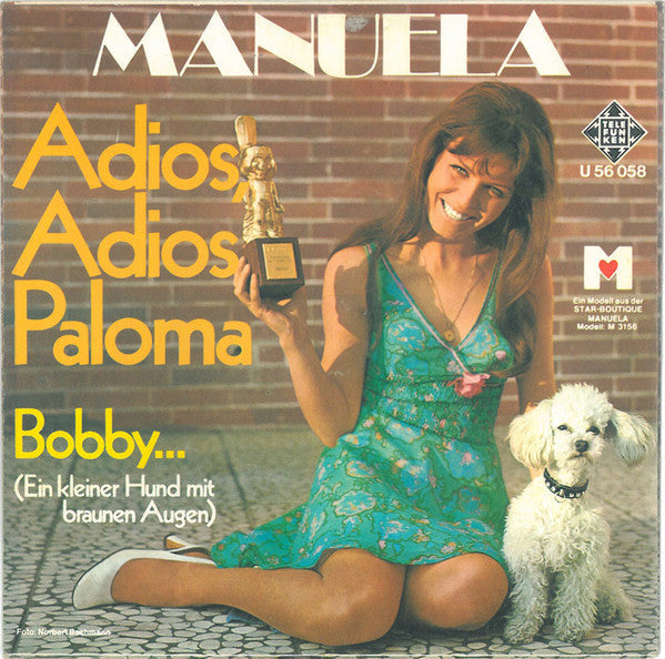 Manuela - Bobby ... (Ein Kleiner Hund Mit Braunen Augen) 25904 Vinyl Singles Vinyl Goed / Hoes Goed