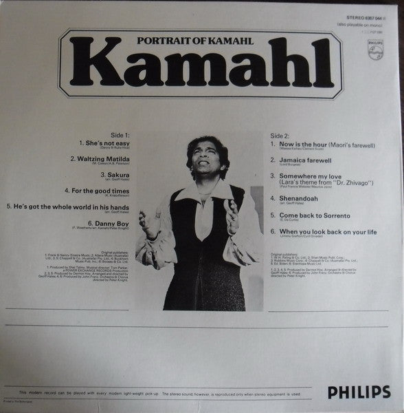 Kamahl - Portrait Of Kamahl (LP) 50685 Vinyl LP Vinyl Goed / Hoes Goed