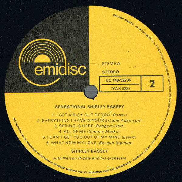 Shirley Bassey mit Nelson Riddle – What Now My Love – Sensationelle Shirley Bassey (LP) 49417
