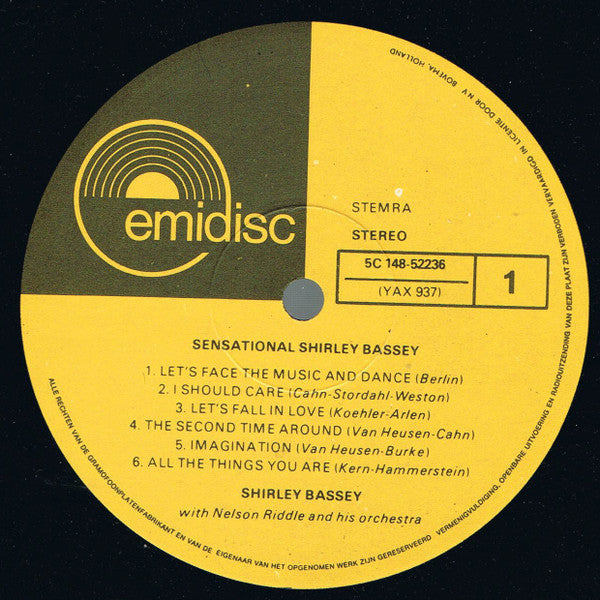 Shirley Bassey mit Nelson Riddle – What Now My Love – Sensationelle Shirley Bassey (LP) 49417