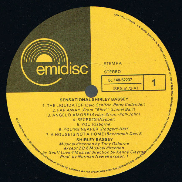 Shirley Bassey mit Nelson Riddle – What Now My Love – Sensationelle Shirley Bassey (LP) 49417
