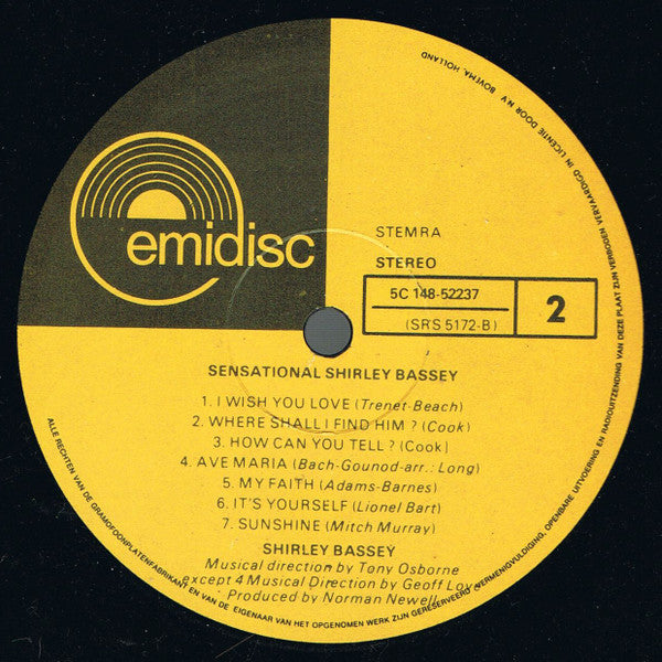 Shirley Bassey mit Nelson Riddle – What Now My Love – Sensationelle Shirley Bassey (LP) 49417