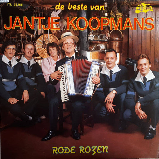 Jantje Koopmans - De Beste Van Jantje Koopmans - Rode Rozen (LP) 52428 Vinyl LP Vinyl Goed / Hoes Goed