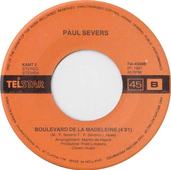 Paul Severs - Only For You 33609