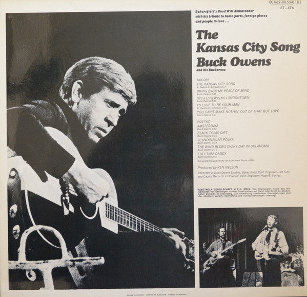 Buck Owens - The Kansas City Song (LP) Vinyl LP Vinyl Zeer Goed / Hoesje Goed "VINYLSINGLES.NL"