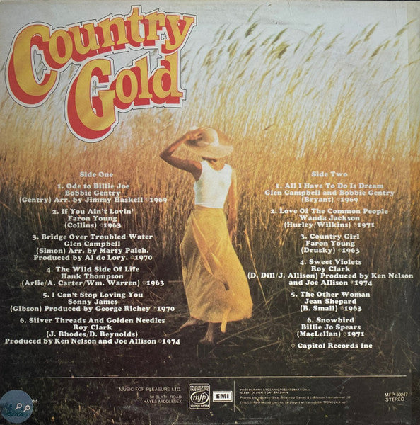 Various - Country Gold (LP) 49831 Vinyl LP Vinyl Goed / Hoes Goed