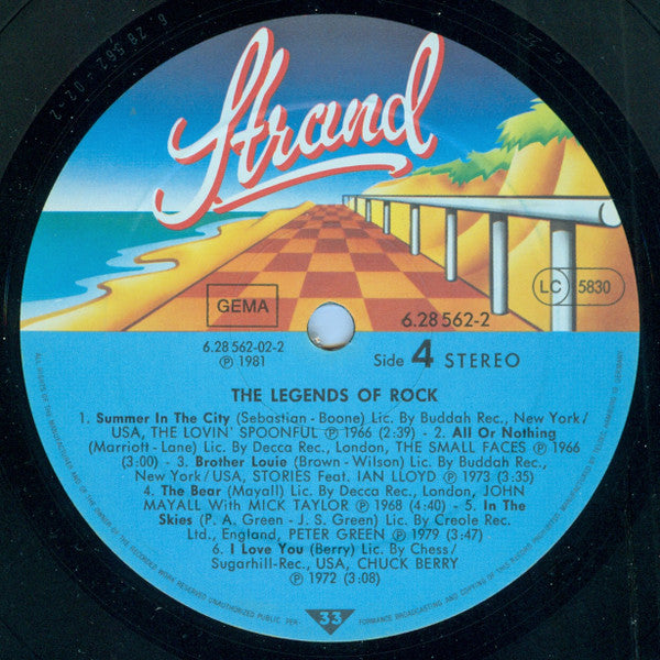 Various - The Legends Of Rock (LP) 49148 Vinyl LP Dubbel Vinyl Goed / Hoes Goed