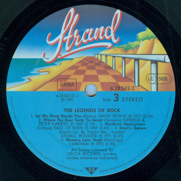 Various - The Legends Of Rock (LP) 49148 Vinyl LP Dubbel Vinyl Goed / Hoes Goed