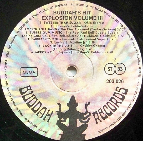 Various - Buddah's Hit Explosion Volume 3 (LP) 49557