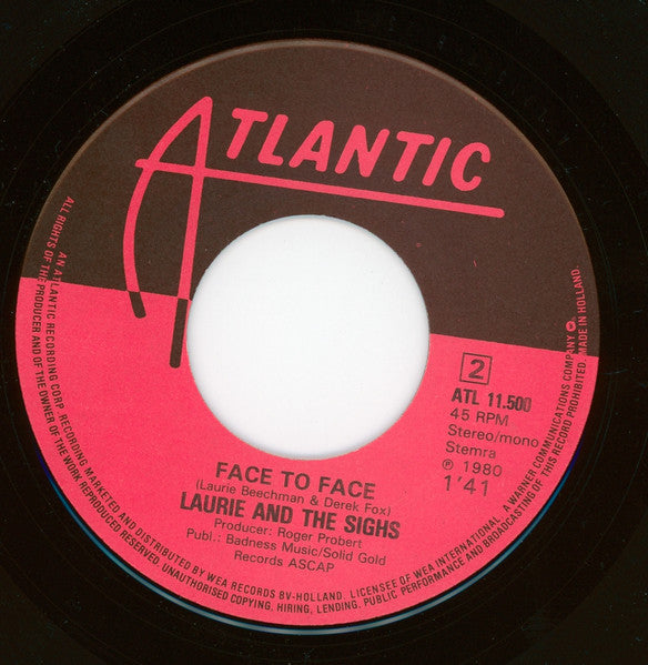 Laurie And The Sighs - Never Go Back 29698 Vinyl Singles Vinyl Goed / Hoes Goed