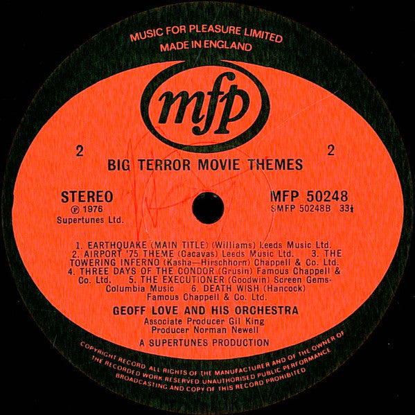 Geoff Love & His Orchestra – Big Terror Movie Themes (LP) 51238