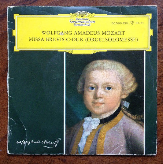 Wolfgang Amadeus Mozart - Missa brevis c-dur 06309 Vinyl Singles EP Vinyl Goed / Hoes Goed