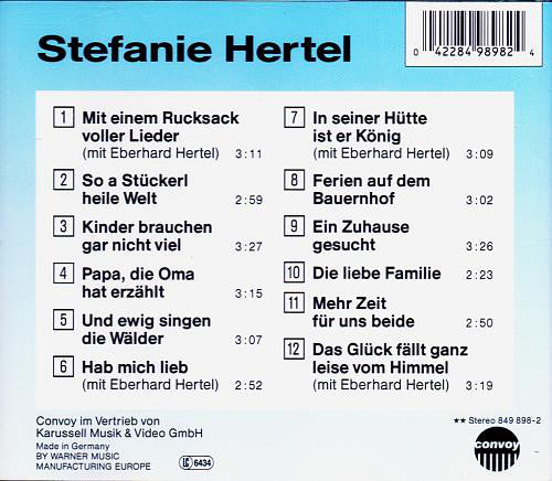 Stefanie Hertel - Meine Lieblingslieder (CD) Compact Disc Vinyl Goed / Hoes Goed