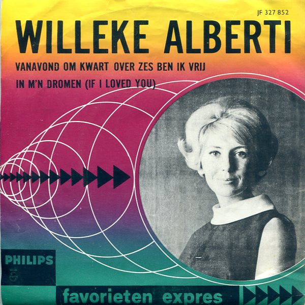 Willeke Alberti - Vanavond Om Kwart Over Zes Ben Ik Vrij 28977 Vinyl Singles Vinyl Goed / Hoes Goed
