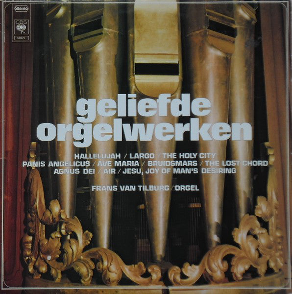 Frans van Tilburg - Geliefde Orgelwerken (LP) Vinyl LP Vinyl Zeer Goed / Hoesje Goed "VINYLSINGLES.NL"