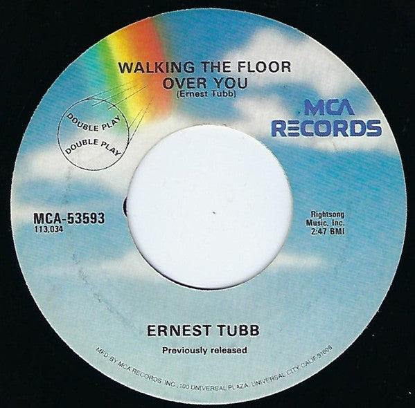 Ernest Tubb - Waltz Across Texas Vinyl Singles Vinyl Zeer Goed / Hoesje Generic "VINYLSINGLES.NL"