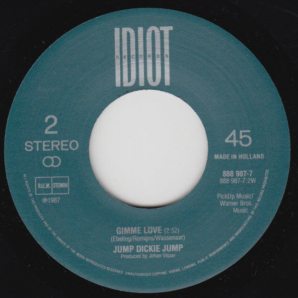 Jump Dickie Jump - The World 01820 Vinyl Singles Vinyl Goed / Hoes Goed