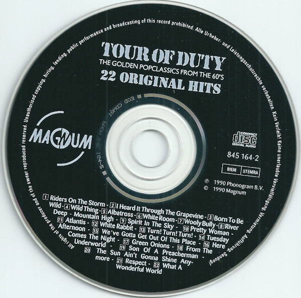 Various - Tour Of Duty (CD) 70856 Compact Disc Goede Staat