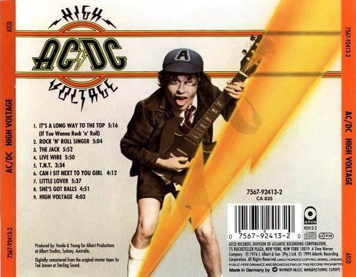 AC/DC - High Voltage (CD) Compact Disc Vinyl Goed / Hoes Goed