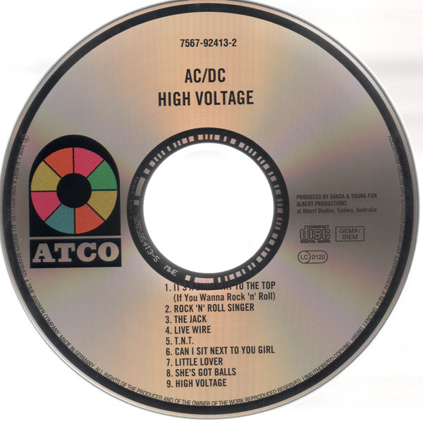AC/DC - High Voltage (CD) Compact Disc Vinyl Goed / Hoes Goed