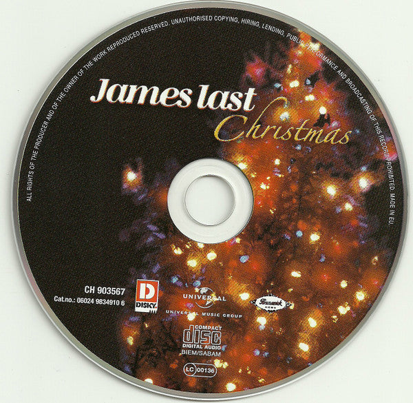 James Last - Christmas (CD) 70619 Compact Disc Goede Staat